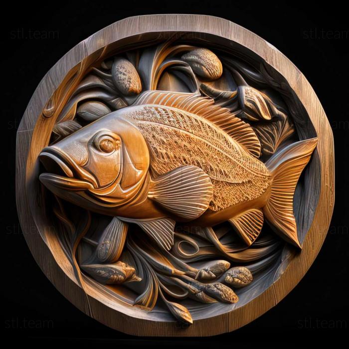 3D модель Нанкінська риба риба (STL)